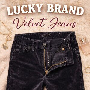 Lucky Brand Ava Velvet Touch Gray Wash Skinny Jeans Mid Rise Stretch Denim 2/26